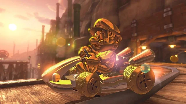Mario Dorado en Mario Kart 8 Deluxe